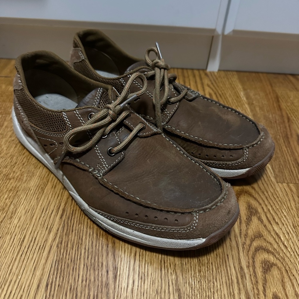 Clarks boat shoes